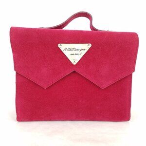 Once Upon A Time ... a Bag Crossbody Purse Faux Suede Purse Small Handbag France